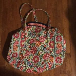 Large Very Bradley Travel Duffel